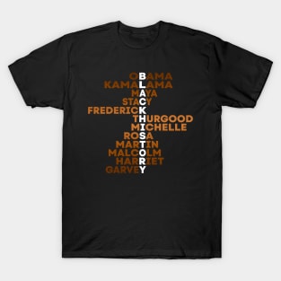 Black History Month Awareness Proud African American T-Shirt